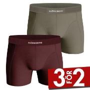 Björn Borg Kalsonger 2P Lyocell Boxer 2406 Röd/Grön lyocell Small Herr