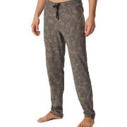 Schiesser Mix Plus Relax Long Pants Brun Mönster bomull 50 Herr