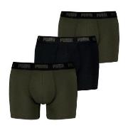 Puma Kalsonger 3P Men Everyday Boxer Svart/Grön bomull Small Herr