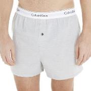 Calvin Klein Kalsonger 2P Modern Cotton Woven Slim Fit Boxer Svart/Grå...
