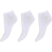 Decoy Strumpor 3P Cotton Sneaker Socks Vit Strl 37/41 Dam