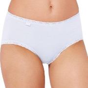 Sloggi Trosor 3P 24 7 Cotton Lace Midi Briefs Vit bomull 38 Dam