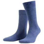 Amanda Christensen Strumpor 3P True Combed Cotton Sock Denimblå Strl 3...