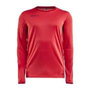 Craft Pro Control Impact LS Tee M Röd polyester Small Herr