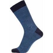 Egtved Strumpor Twin Wool Cotton Sock Blå Strl 45/48