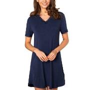 Lady Avenue Bamboo Nightdress SS Marin Bambu Small Dam