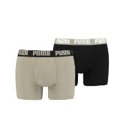 Puma Kalsonger 2P Basic Boxer Svart/Hud bomull Large Herr