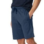 Schiesser Mix and Relax Cotton Bermuda Shorts Blå bomull Small Herr