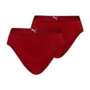 Puma Trosor 2P Women High Waist Brazilian Briefs Mörkröd polyamid Smal...