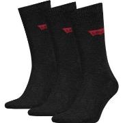 Levis Strumpor 3P Base Regular Cut Sock Grå/Svart Strl 39/42