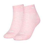 Puma Strumpor 2P Women Quarter Socks Ljusrosa Strl 39/42 Dam