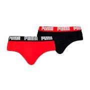 Puma Kalsonger 2P Men Everyday Brief Röd/svart bomull Small Herr