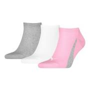 Puma Strumpor 3P Lifestyle Sneaker Socks Rosa/Grå Strl 39/42