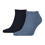 Calvin Klein Strumpor 2P Men Sneaker Socks Jeansblå Strl 39/42 Herr