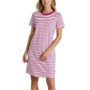 Calida Marine Dreams Sleepshirt Rosa Mönstrad bomull Small Dam