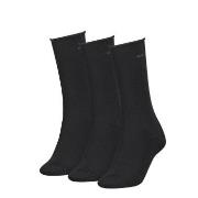 Calvin Klein Strumpor 3P Emma Roll Top Crew Socks Svart Strl 37/41 Dam