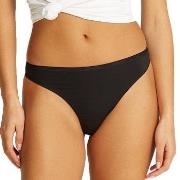 Calvin Klein Trosor Perfectly Fit Basic Thong Svart Small Dam