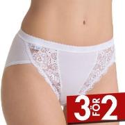 Sloggi Trosor Chic Tai Brief Vit bomull 38 Dam