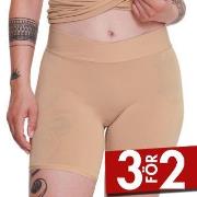 Sloggi Trosor GO Allround Cyclist Shorts Beige One Size Dam