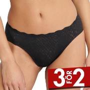 Sloggi Trosor ZERO Feel Bliss High Leg Brief Svart Small Dam