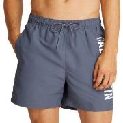 Calvin Klein Badbyxor Medium Swim Shorts Intense Power Grå polyester M...