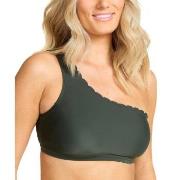 Damella Nora Wavy Bikini Top Mörkgrön 38 Dam