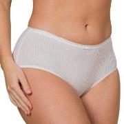 Trofe Sanna Striped Midi Brief Trosor Vit Small Dam