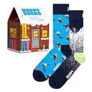 Happy socks Strumpor 2P Skiing Chalet Gift Set Flerfärgad Strl 41/46