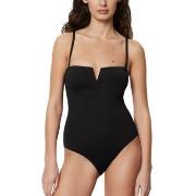 Marc O Polo Bandeau Swimsuit Svart Small Dam