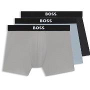 BOSS Kalsonger 3P ONE Boxer Brief Blå/Grå bomull Medium Herr