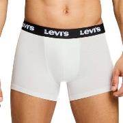 Levis Kalsonger 2P Repeat Logo Boxer Brief Vit bomull Small Herr