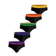 Björn Borg Kalsonger 5P Cotton Stretch Brief Svart bomull XX-Large Her...