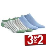 Damella Strumpor 4P Ankle Socks Blå/Grön Strl 39/42 Dam