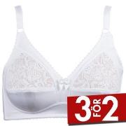 Damella BH Classic Soft Bra Vit B 75 Dam