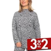 Damella Melange Brushed Top Grå Large Dam