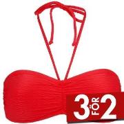 Damella Olivia Textured Padded Bikini Bra Röd nylon 38 Dam