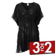 Damella Selma Basic Cover Up Tunica Svart polyamid One Size Dam