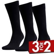 Amanda Christensen Strumpor 3P True Combed Cotton Sock Svart Strl 39/4...