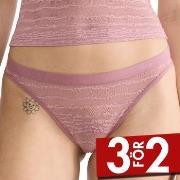Sloggi Trosor FREE Evolve Lace String Gammelrosa Sloggi 01 Dam
