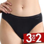 Sloggi Trosor 3P GO Daily Cotton Tai Svart bomull Small Dam