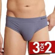 Sloggi Kalsonger 2P Men GO Smooth Classic Briefs Flerfärgad Small Herr