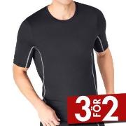 Sloggi Men mOve FLY O-neck Svart polyester Small Herr
