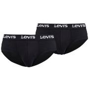 Levis Kalsonger 2P Base Brief Svart bomull Small Herr