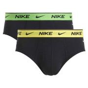 Nike Kalsonger 2P Everyday Cotton Stretch Brief Mörkgrå bomull Small H...