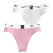 Björn Borg Trosor 2P Original Thongs Rosa/Vit ekologisk bomull Small D...