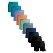 Muchachomalo Kalsonger 10P Solid Cotton Boxers Blandad Färg bomull Sma...
