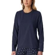 Schiesser Mix and Relax Cotton Longsleeved Shirt Mörkblå bomull 38 Dam