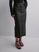 Object Collectors Item - Midikjolar - Black - Objnaya Coated Mw Skirt ...