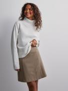 Selected Femme - Minikjolar - Camel Melange - Slfrita Mw Short Skirt C...