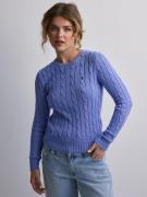 Polo Ralph Lauren - Stickade tröjor - Blue - Julianna-Long Sleeve-Pull...